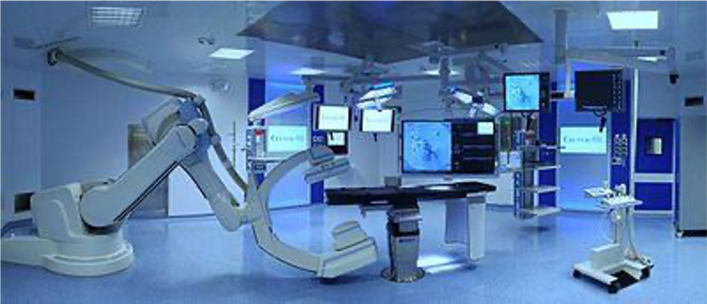 photo of a futuristic operating room